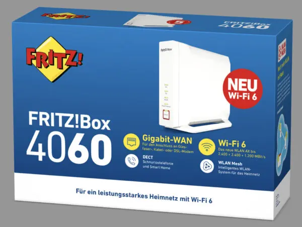 AVM FRITZ!Box 4060 High-End WLAN Router - TV Video des Vision 20002931 Store Atlas Fachhändler München Der m.Triband-Wi-Fi6 - Jahres Magazin 2017